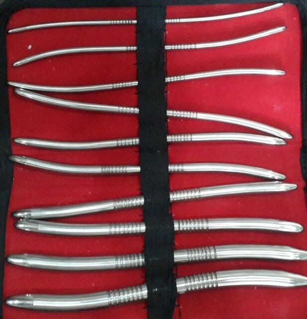 Hegar Dilator Set 10 Pcs | Gynecological Surgical Instruments ...